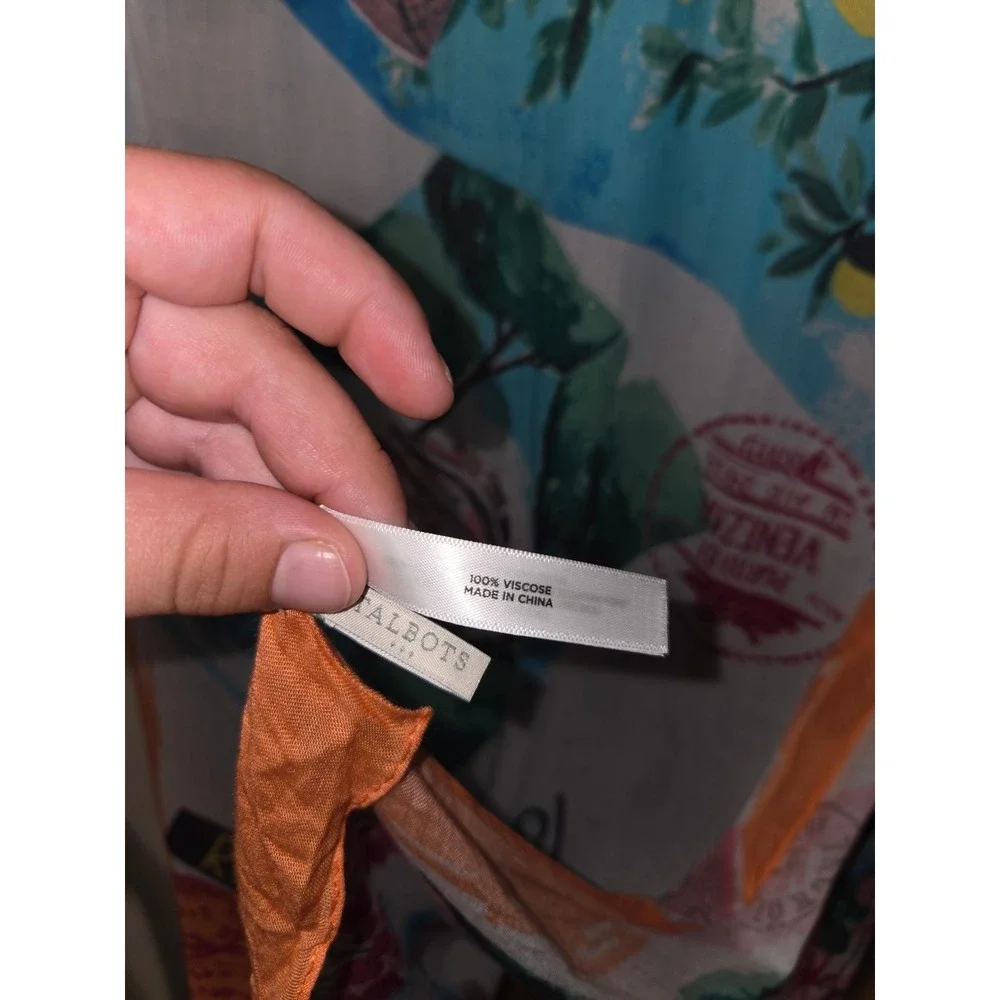 Talbots lightweight viscose